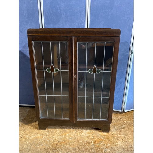 191 - Antique glazed front display cabinet.

Dimensions - 12