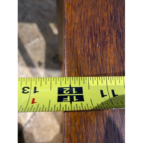 203 - Two small vintage tables. 

Please see images for dimensions.