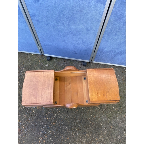 229 - Mid century teak sewing box. 

Dimensions - 13