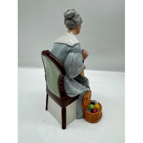 30 - Royal Doulton Embroidering HN 2855 Figurine