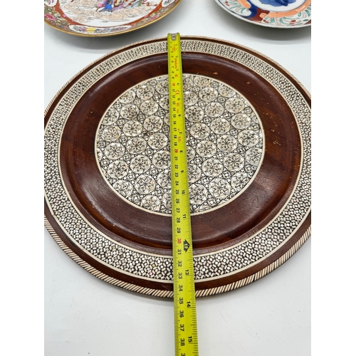 44 - Four decorative plates