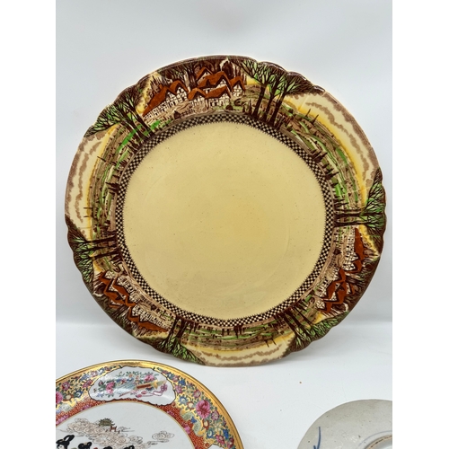 44 - Four decorative plates