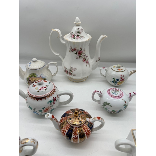 45 - Lot of Eight Collectable Tea Pots