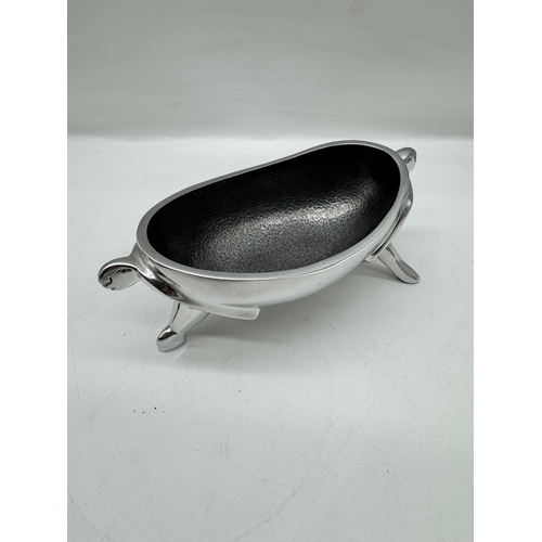 50 - Designer Carrol Boyes Aluminium Footed Bowl