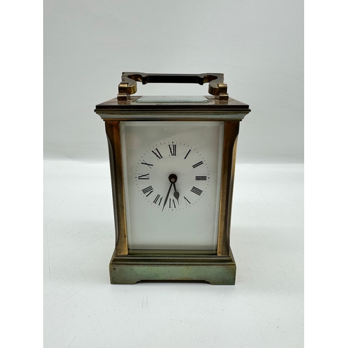 52 - Swiss Gorges Brass carriage clock