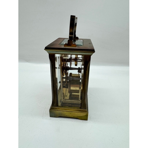 52 - Swiss Gorges Brass carriage clock