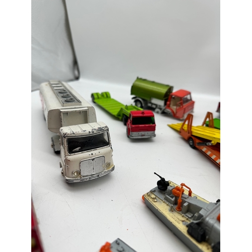 66 - Lot of various Dinky / Corgi Collectable lorries / boats