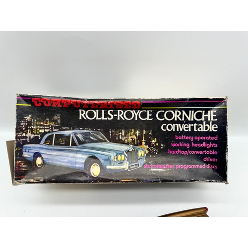 69 - Vintage Rolls Royce Corniche battery operated toy in box