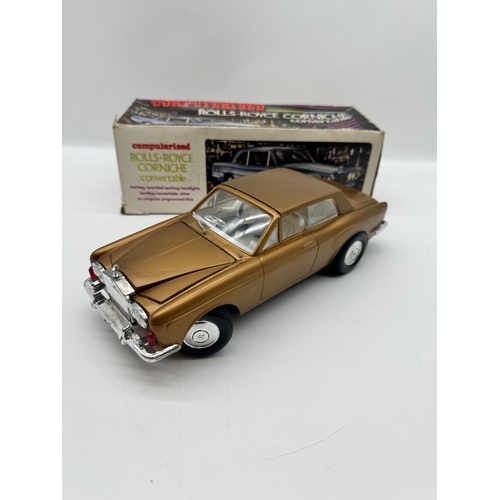 69 - Vintage Rolls Royce Corniche battery operated toy in box