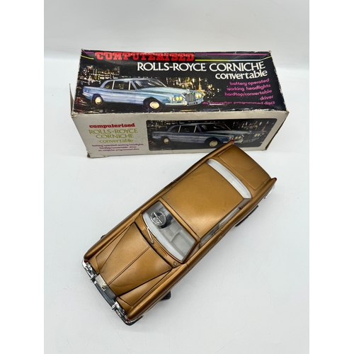 69 - Vintage Rolls Royce Corniche battery operated toy in box