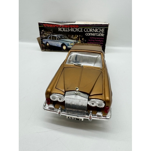 69 - Vintage Rolls Royce Corniche battery operated toy in box