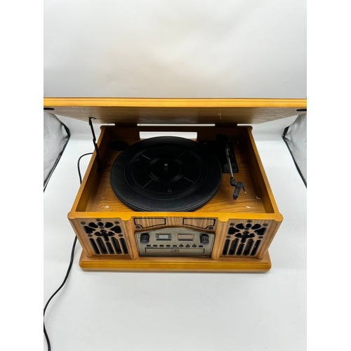 72 - Audio system with record, CD players