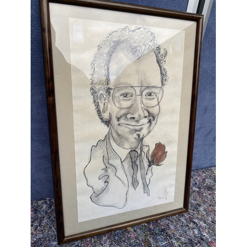 284 - Interesting signed caricature.

Dimensions - 18