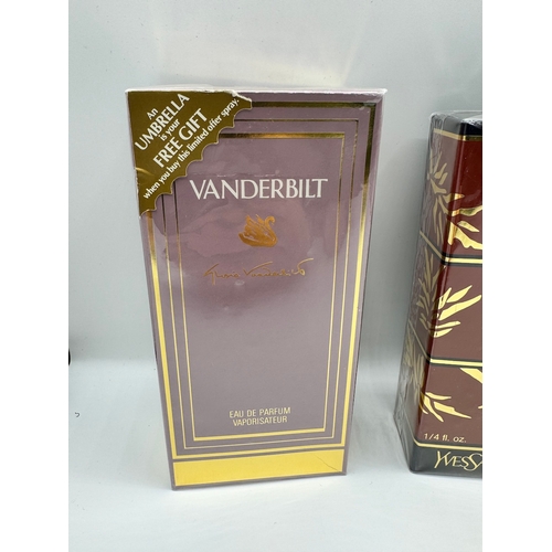 101 - Three vintage sealed perfumes - Vanderbilt, YSL Opium, Lou Lou