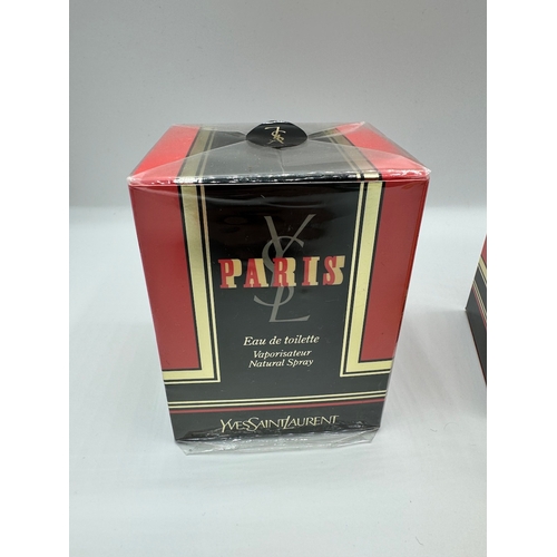 102 - Lot of Two Yves Saint Laurent Paris Eau De Toilette