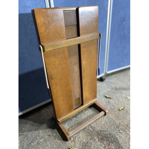 300 - Retro teak Corby trouser press