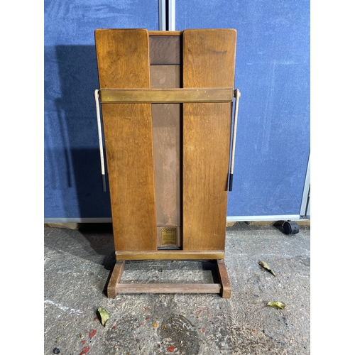 300 - Retro teak Corby trouser press