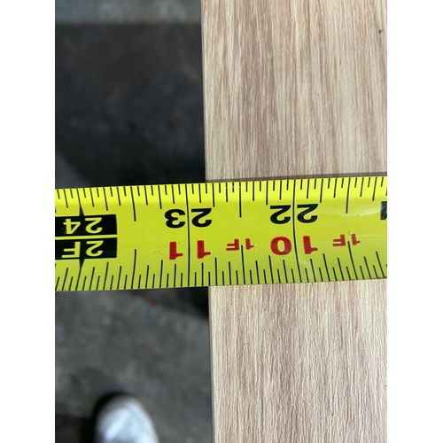 301 - Lovely modern nest of three tables. 

See images for dimensions of largest as reference.