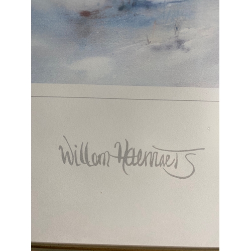 337 - A pair of signed prints by Willem Haenraets