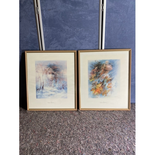 337 - A pair of signed prints by Willem Haenraets