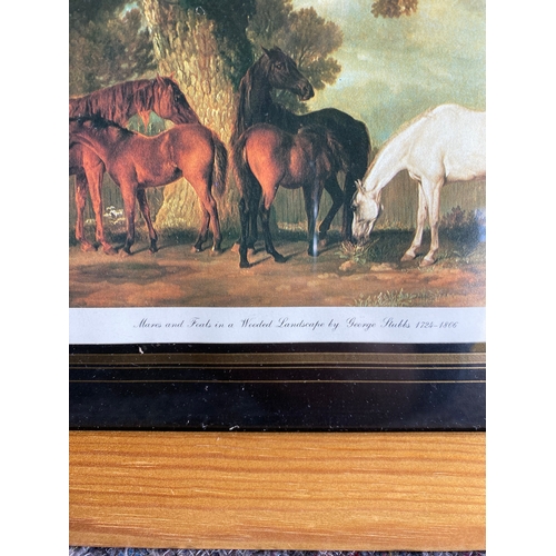 350 - Two Horse related framed prints.