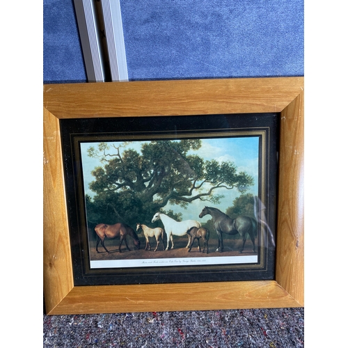 350 - Two Horse related framed prints.