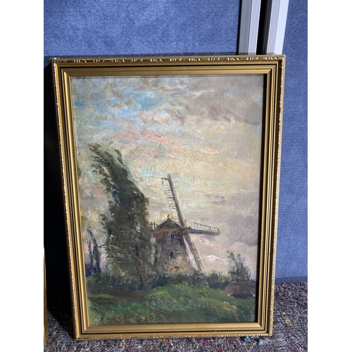 389 - Two original oil paintings on board by Harry Mitton Wilson.