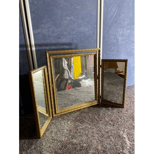 392 - Gilt frame Dressing table mirror.