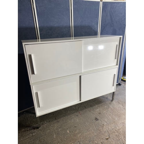 398 - Modern white gloss finish sideboard

please see images for dimensions.