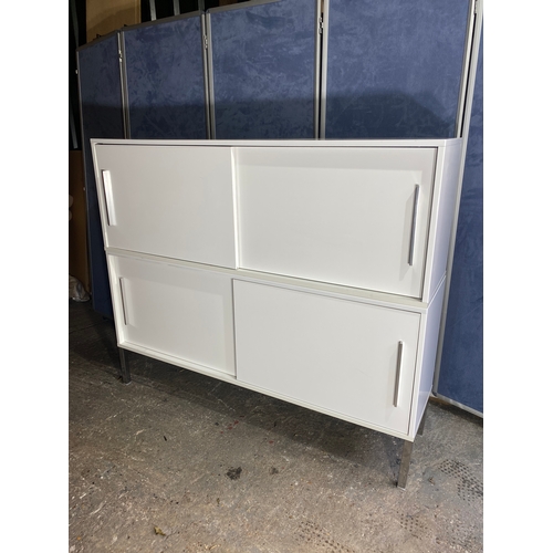 398 - Modern white gloss finish sideboard

please see images for dimensions.