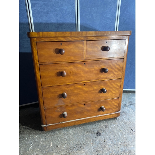 399 - Antique two over three chest of drawers

Dimensions - 42