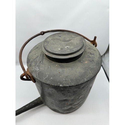 126 - Antique Copper Hot Water Container