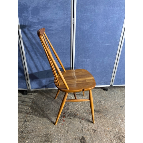 214 - Vintage Ercol goldsmith design dining chair. 

Dimensions - 16.5