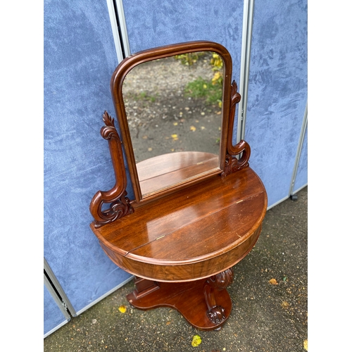 237 - Beautiful Antique mahogany wash stand with mirror. 

Dimensions - 36