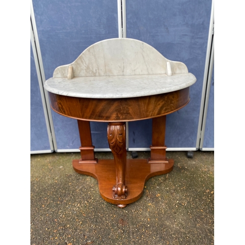 238 - Marble top mahogany wash stand

Dimensions - 36.5