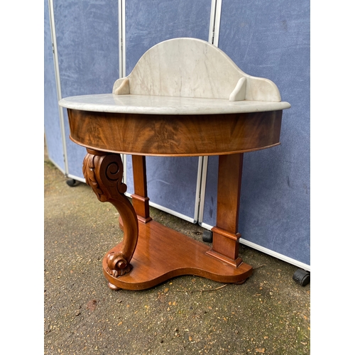 238 - Marble top mahogany wash stand

Dimensions - 36.5