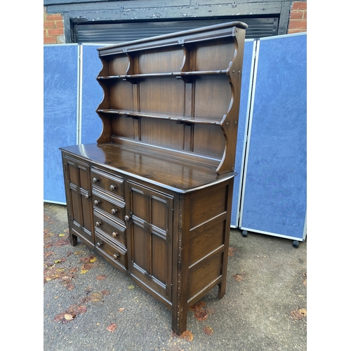 245 - Ercol Welsh dresser unit. 

Please see images for all dimensions.