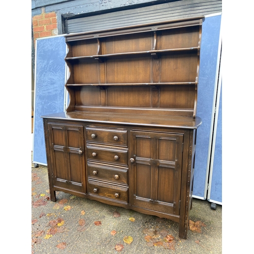 245 - Ercol Welsh dresser unit. 

Please see images for all dimensions.