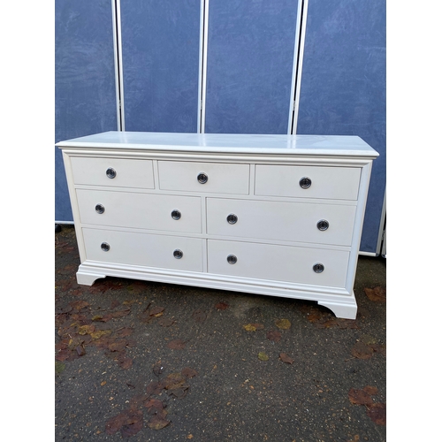 251 - Solid sideboard in white by John Lewis. 

Dimensions - 59