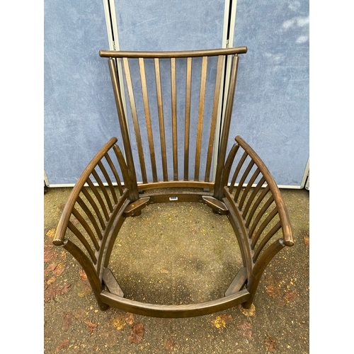 258 - Ercol Armchair and Foot stool. 

Please see images for all dimensions.