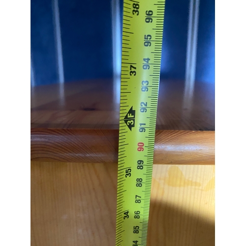 262 - Waxed Pine sideboard/dresser base. 

Dimensions - 55.5