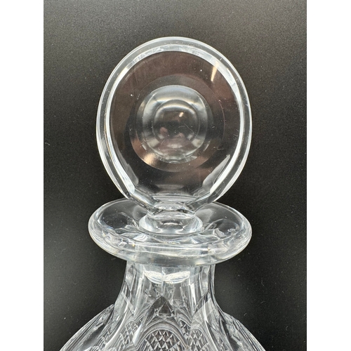 11 - A Fine Large Harrods Round Crystal Decanter by Royal Brierley - 13