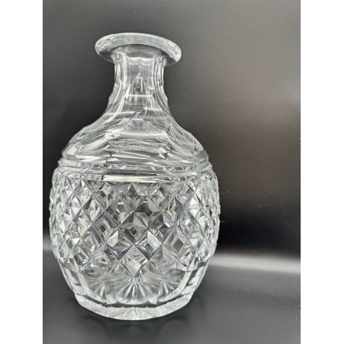 11 - A Fine Large Harrods Round Crystal Decanter by Royal Brierley - 13