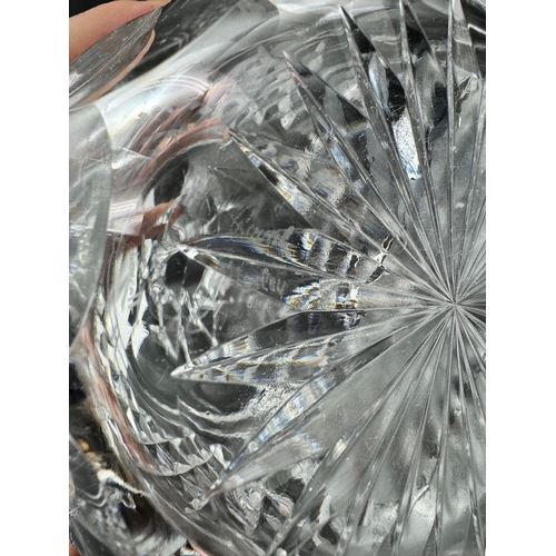 11 - A Fine Large Harrods Round Crystal Decanter by Royal Brierley - 13