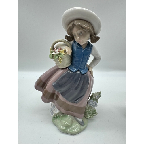 28 - Lladro May Flowers 5467 / Lladro Sweet Scent 5221 / Lladro Spring Is Here 5223