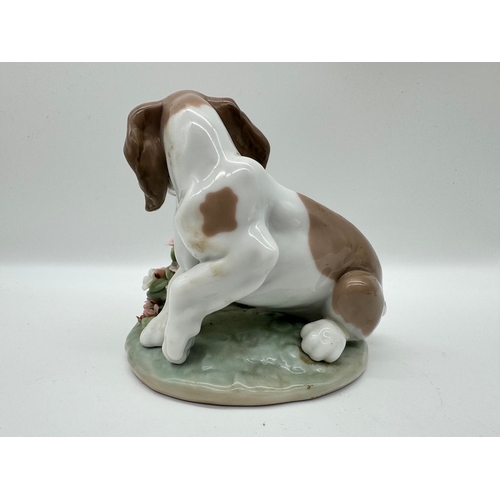 49 - Lladro 'IT WASN’T ME' #7672 Porcelain Figure/ Figurine (Spaniel Puppy dog) + 1 other
