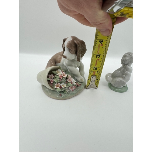 49 - Lladro 'IT WASN’T ME' #7672 Porcelain Figure/ Figurine (Spaniel Puppy dog) + 1 other