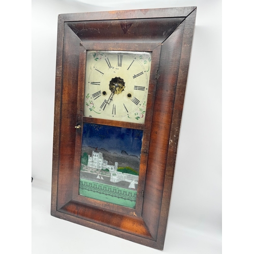 76 - American Thirty Hour Wall Clock  Clock by Jerome & Co