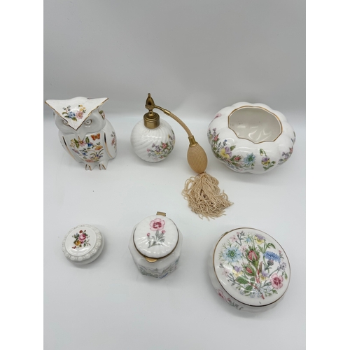 52 - Quantity of  Aynsley Cottage Garden / Wild Tudor Bone China