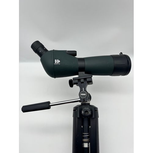 103 - Hanoptik Spotting Scope on Prinz 2000 collapsable tripod